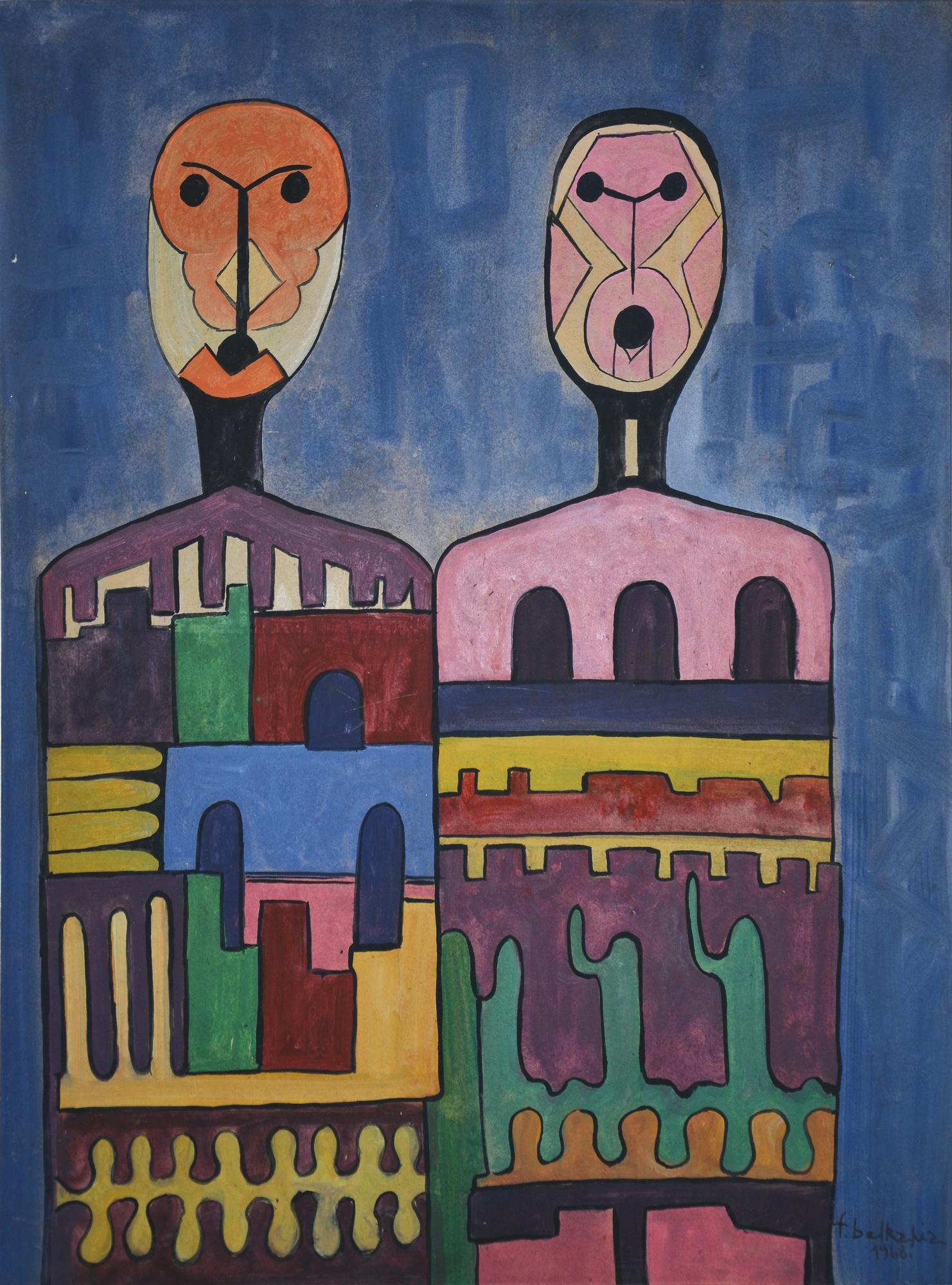 Farid Belkahia - Untitled 