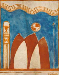 Farid Belkahia - Untitled