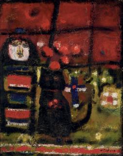 Fateh Moudarres - La fille au chat