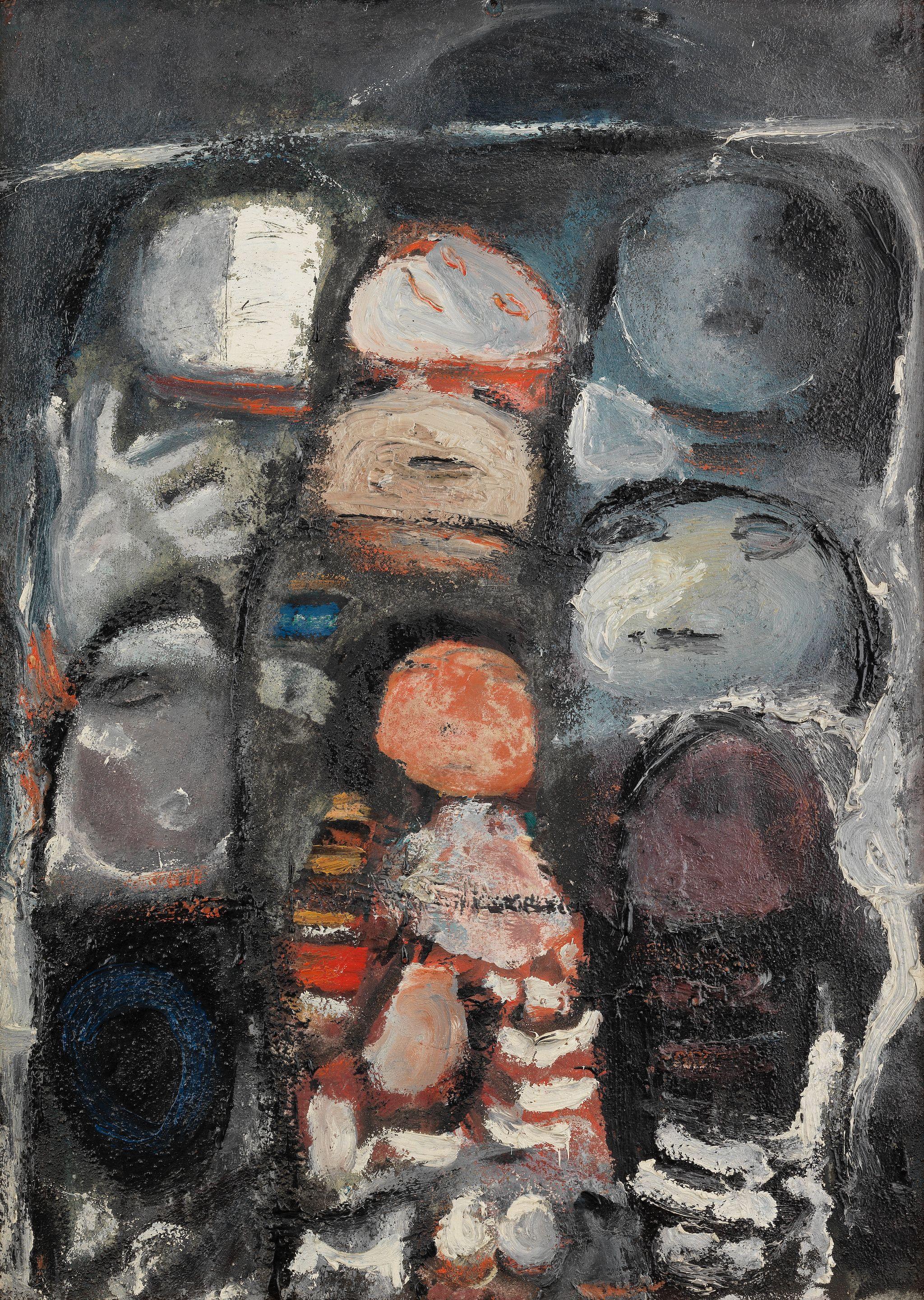 Fateh Moudarres - Untitled (Figures)