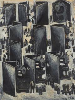 Fathi Afifi - Factory Machines and Workers