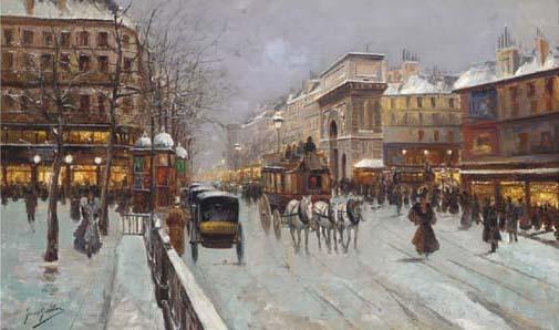 Faust Giusto - Paris in the snow
