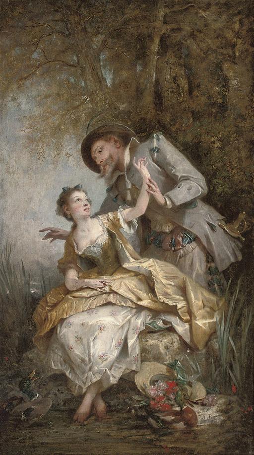 Faustin Besson - A lovers\' tryst