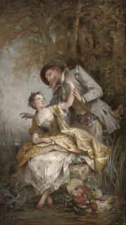 Faustin Besson - A lovers\' tryst