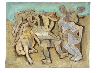 Fausto Pirandello - Bagnanti pietrificate