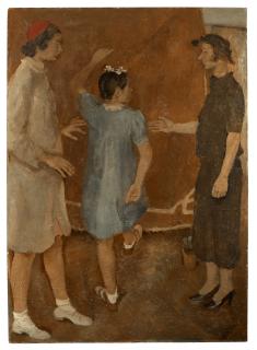 Fausto Pirandello - Giochi in terrazza