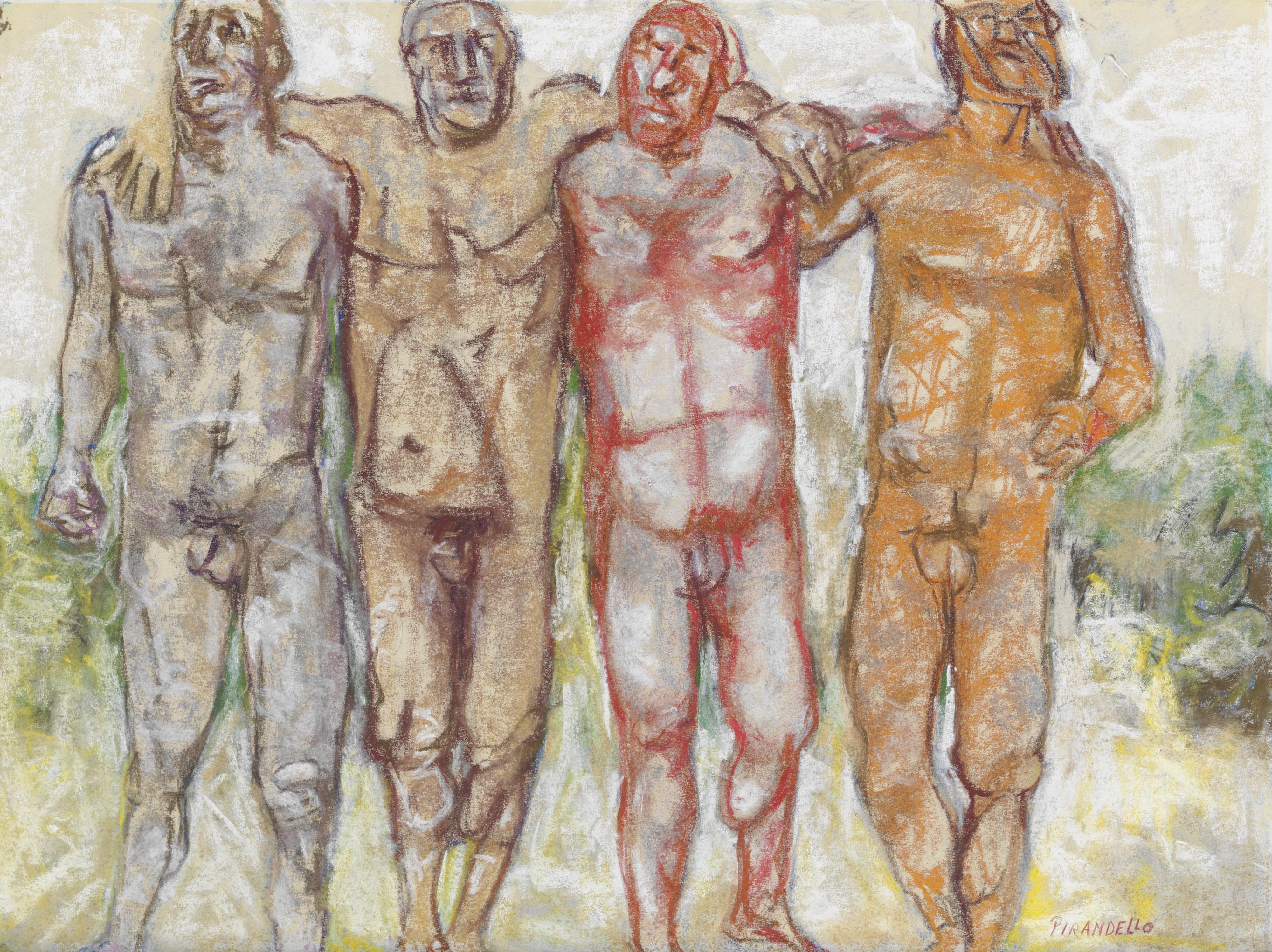Fausto Pirandello - Nudi All\'Aperto