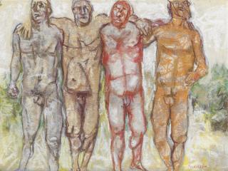 Fausto Pirandello - Nudi All\'Aperto