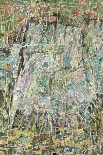 Fausto Pirandello - Pini e pergola