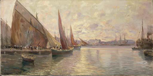 Fausto Pratella - Barche A Pozzuoli (?)