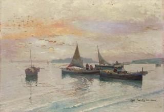 Fausto Pratella - Marina Grande di Napoli, 1920