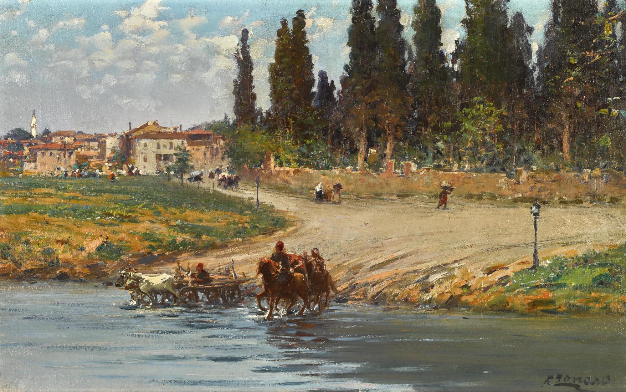 Fausto Zonaro - Italian at The Water\'S Edge