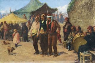 Fausto Zonaro - Italian bayram (The Celebration)