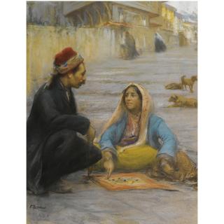 Fausto Zonaro - Italian L\'Indovina (The Fortune Teller)