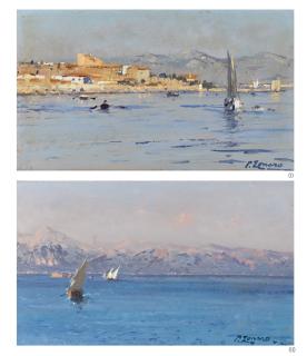 Fausto Zonaro - Italian the Aegean Coast