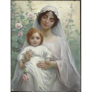 Fausto Zonaro - Madonna Col Bambino