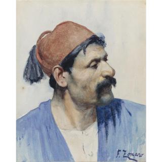 Fausto Zonaro - Testa Di Turco