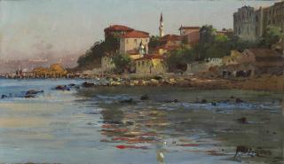 Fausto Zonaro - The Shores Of The Bosphorus