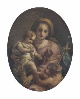Fedele Fischetti - The Madonna and Child with Saint John the Baptist