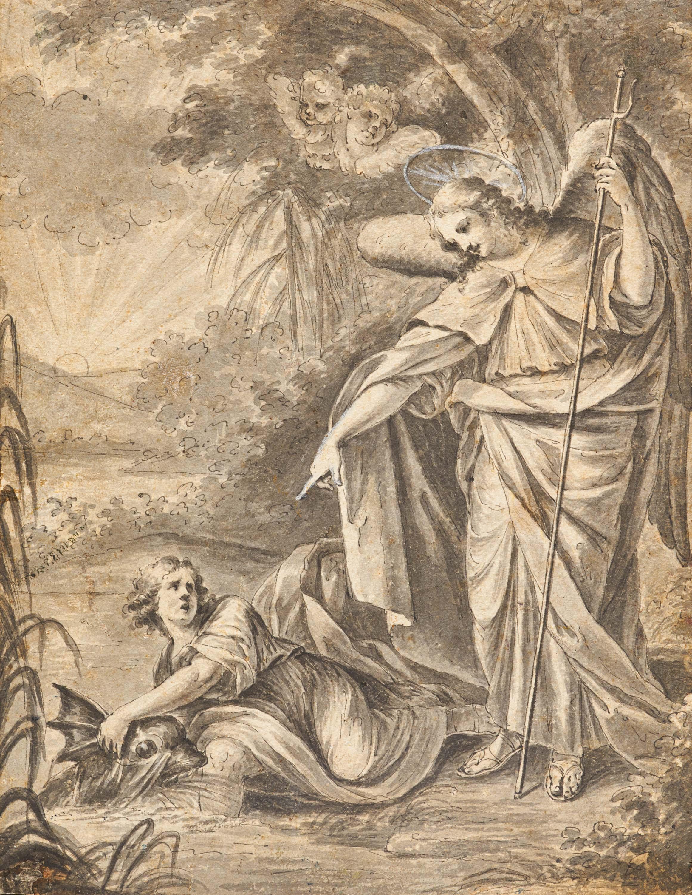 Fedele Fischetti - Tobias und der Engel.