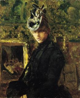 Federico Andreotti - Signora elegante in interno