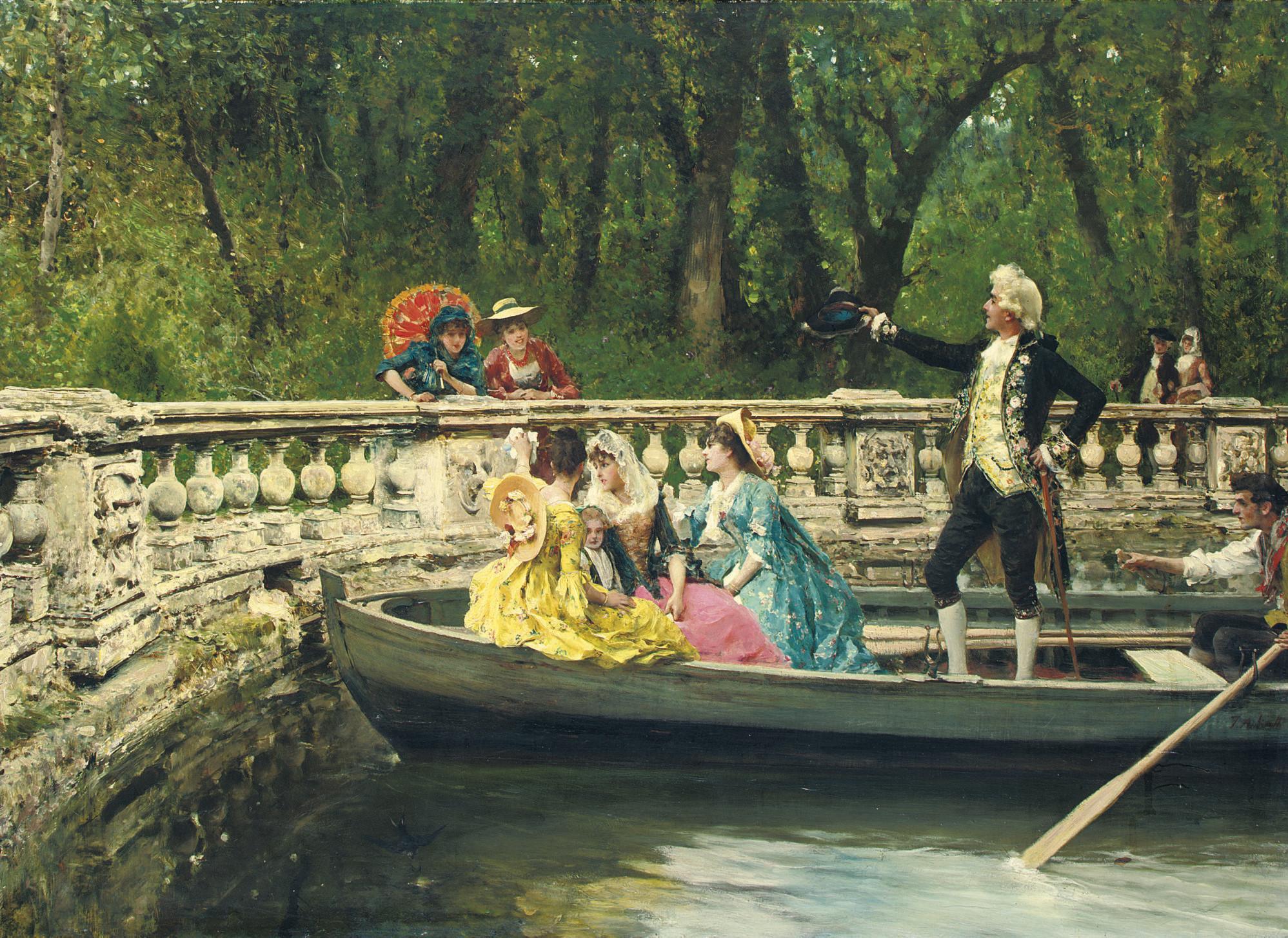 Federico Andreotti - The boating party