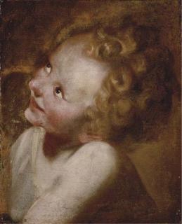 Federico Barocci - Study of the Head of the Christ Child