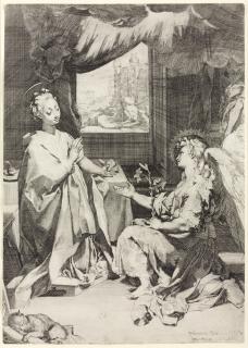Federico Barocci - The Annunciation (Bartsch 1)