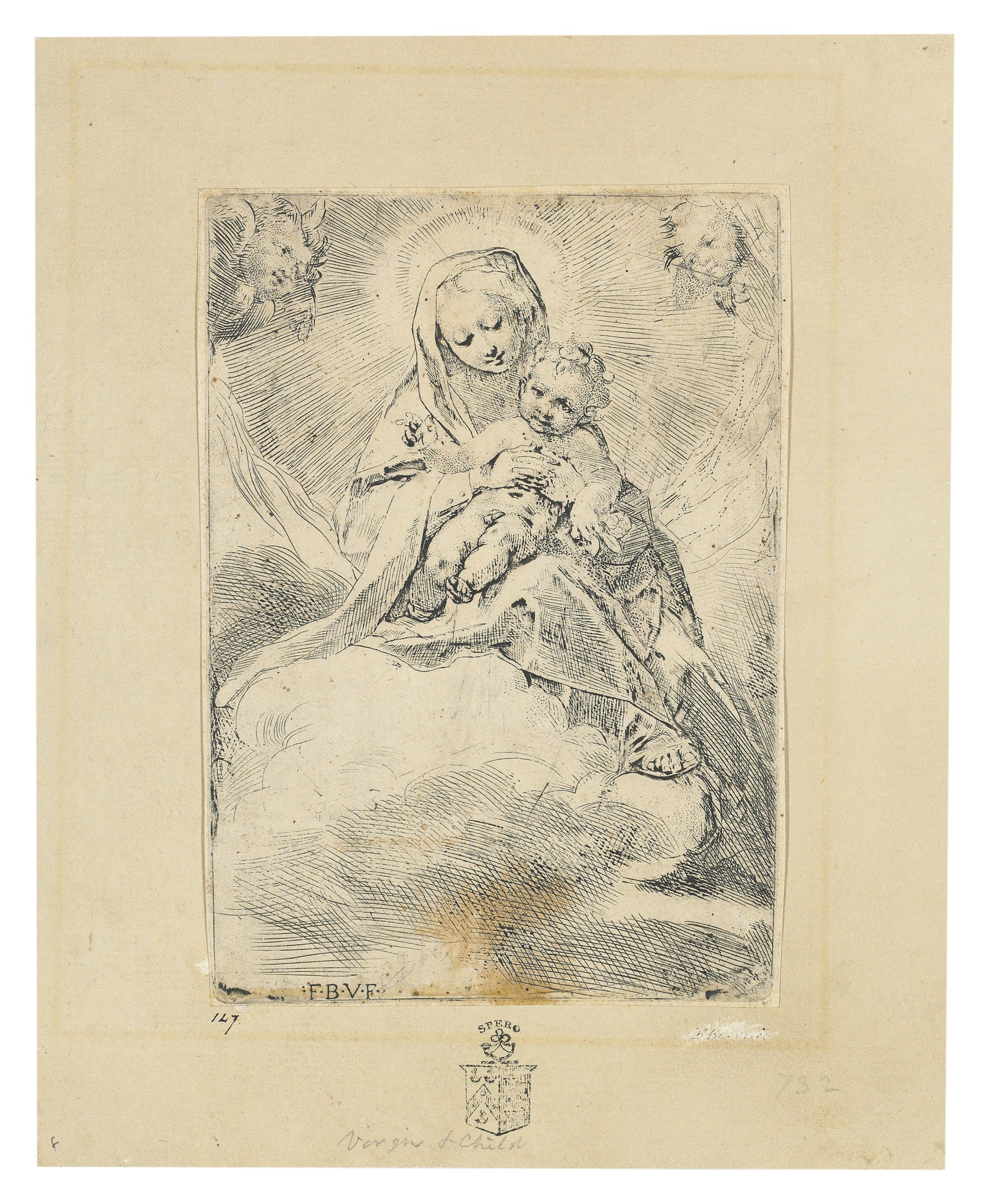 Federico Barocci - Virgin And Child In The Clouds