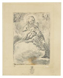 Federico Barocci - Virgin And Child In The Clouds