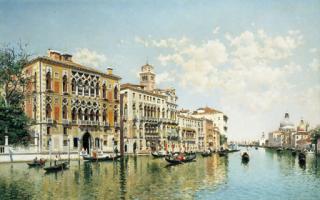 Federico Del Campo - On the Grand Canal, Venice