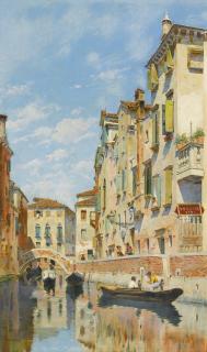 Federico Del Campo - Peruvian Gondolas On A Venetian Canal