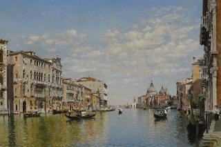Federico del Campo - Peruvian gondoliers On The Grand Canal, Venice 