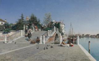 Federico Del Campo - Peruvian ponte Della Calcina, Dorsoduro, Venice