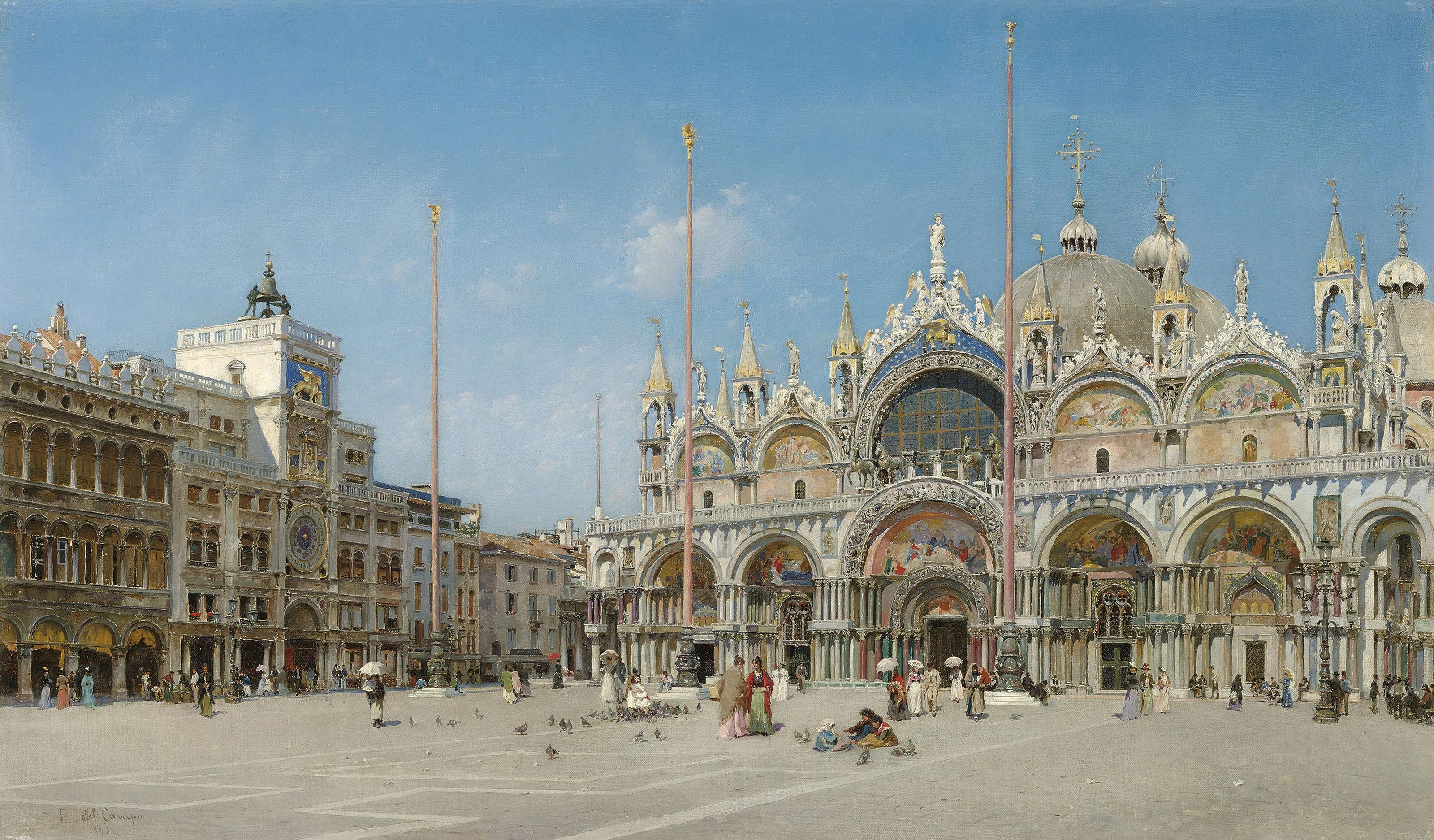 Federico Del Campo - St. Mark\'s Square, Venice