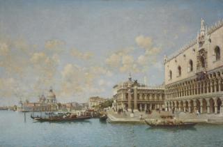 Federico Del Campo - The Doge\'s Palace and Santa Maria della Salute, Venice