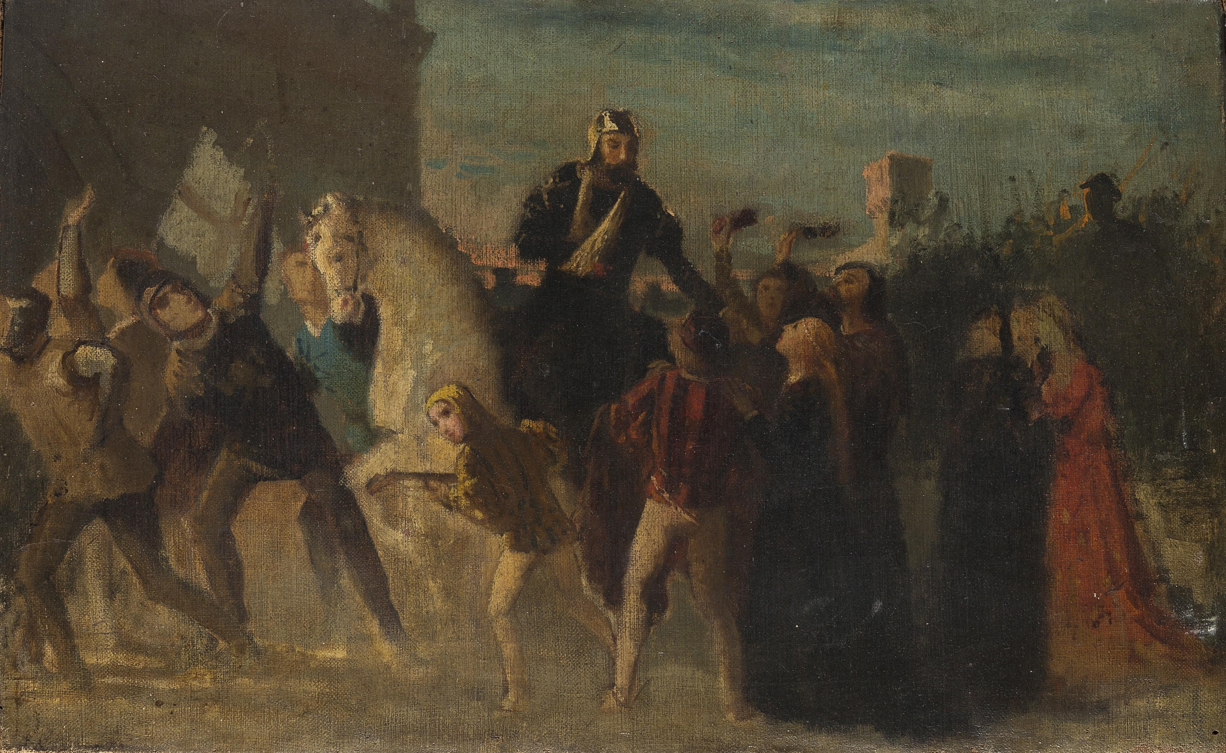 Federico Faruffini - Episodio della presa di Pavia