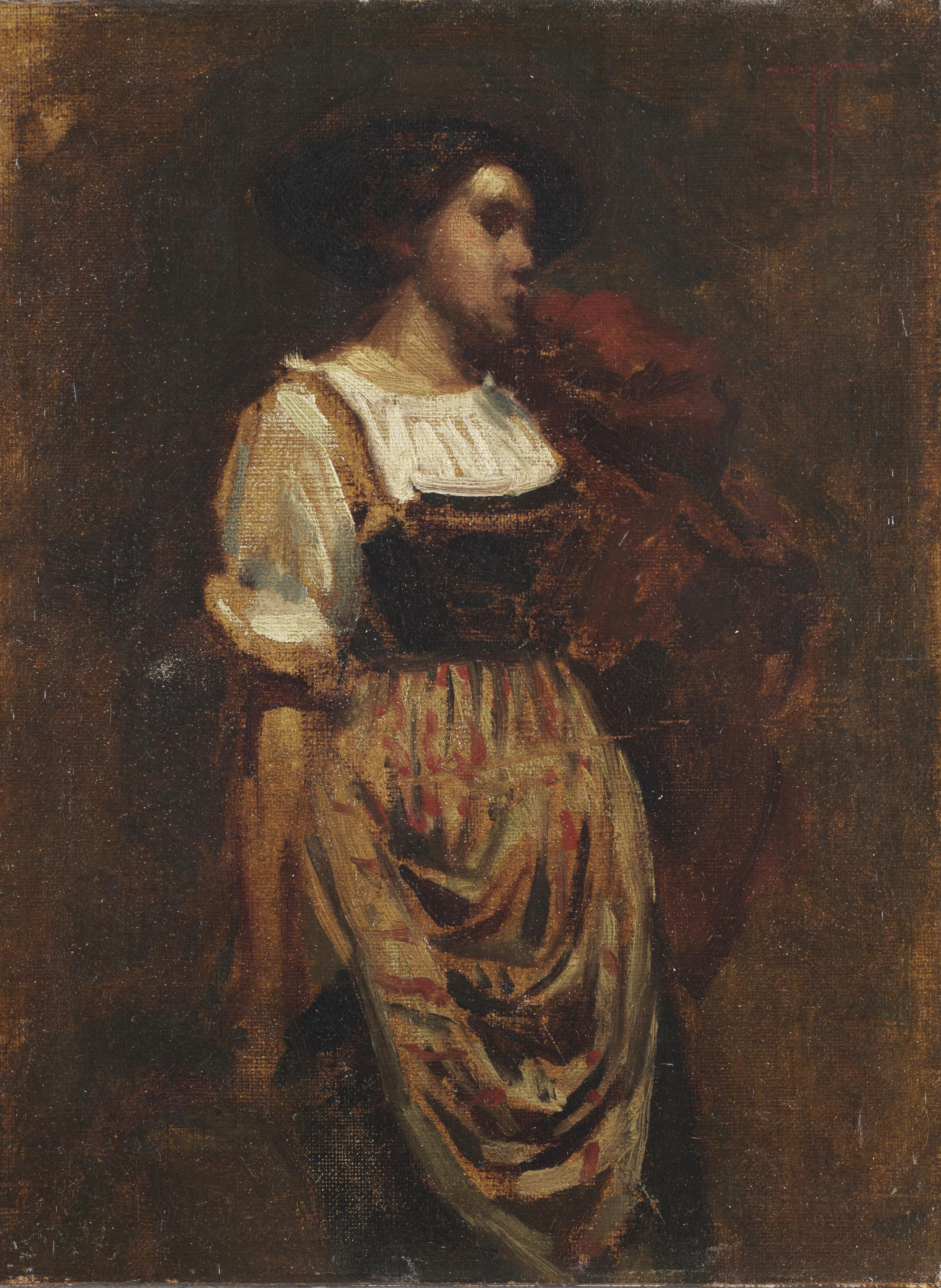 Federico Faruffini - Popolana