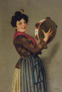 Federico Mazzotta - The Tambourine Player