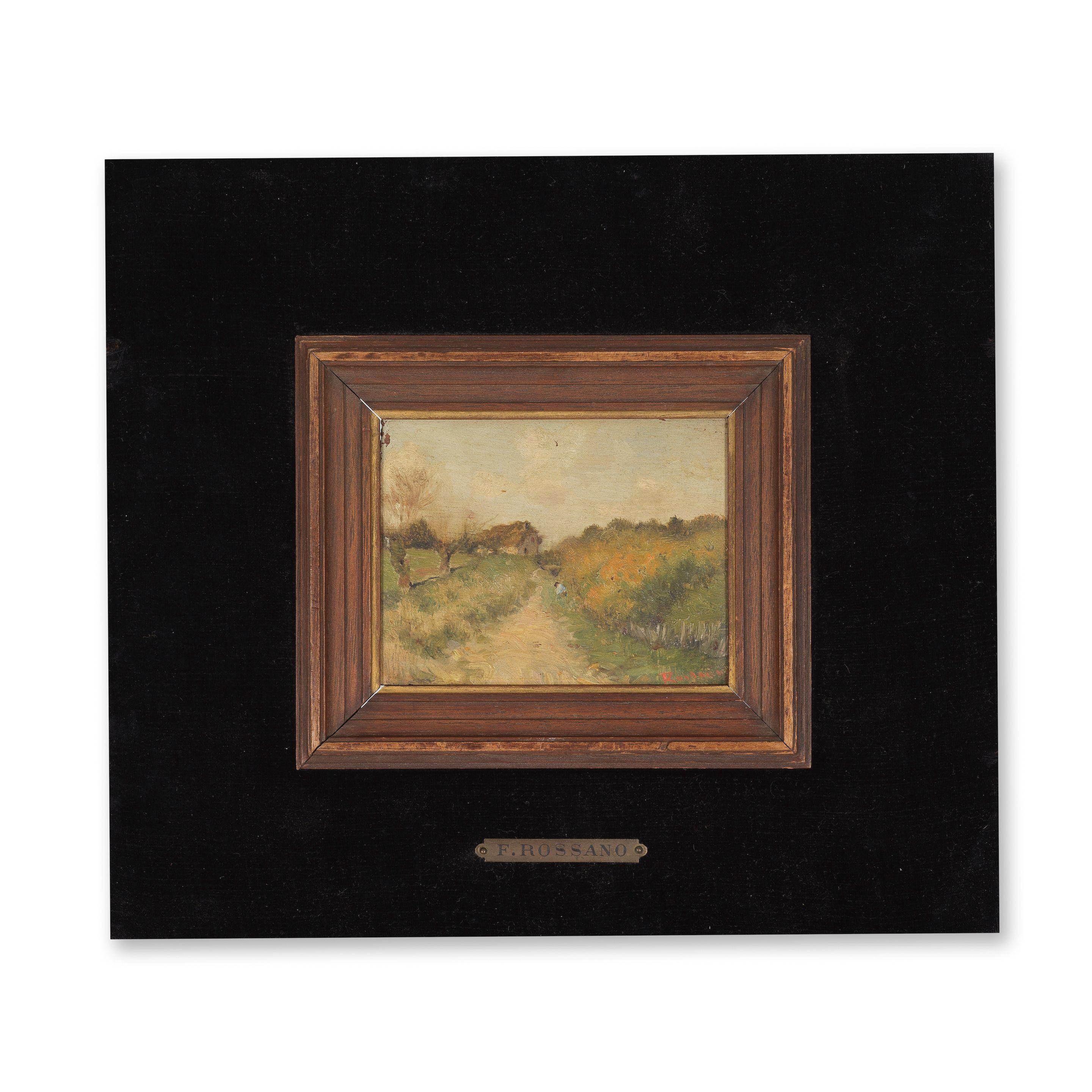 Federico Rossano - Figure sur un chemin près d\'une ferme