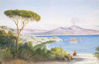 Federico Schianchi - Veduta del Golfo di Napoli