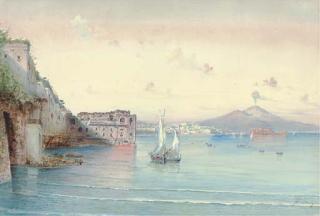 Federico Schianchi - Vessels Before Vesuvius, The Bay of Naples