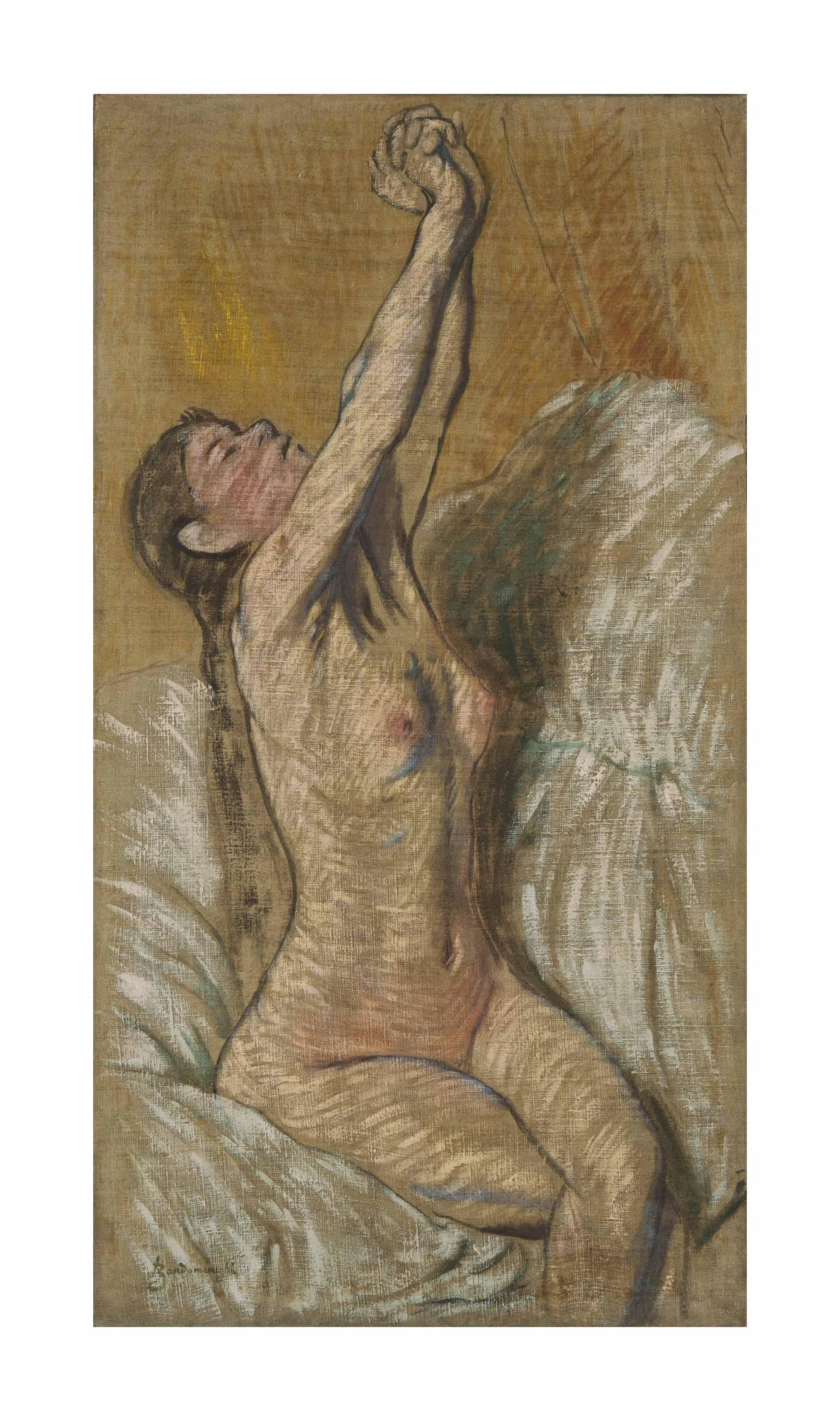 Federico Zandomeneghi - Étude pour \'Le Réveil\'