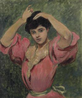 Federico Zandomeneghi - Femme se coiffant