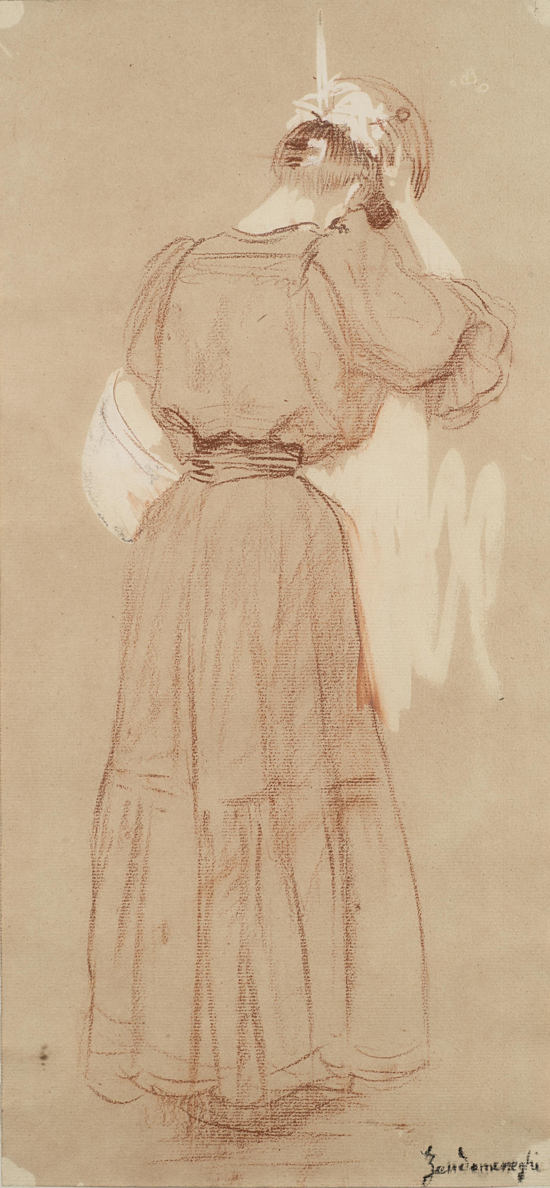 Federico Zandomeneghi - Figura di donna