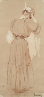 Federico Zandomeneghi - Figura di donna