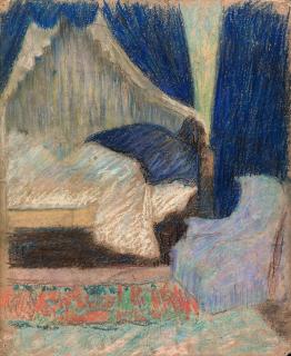 Federico Zandomeneghi - La chambre à coucher (La camera da letto - Angolo d\'alcova)