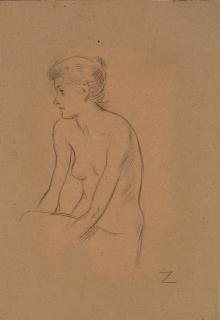 Federico Zandomeneghi - Nudo femminile