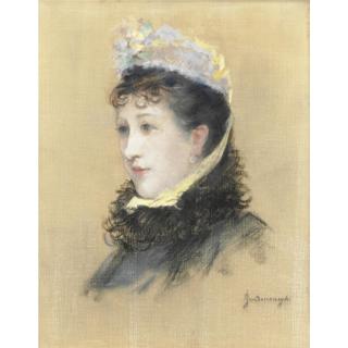 Federico Zandomeneghi - Portrait De Femme