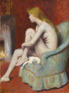Federico Zandomeneghi - The Model Resting In The Studio